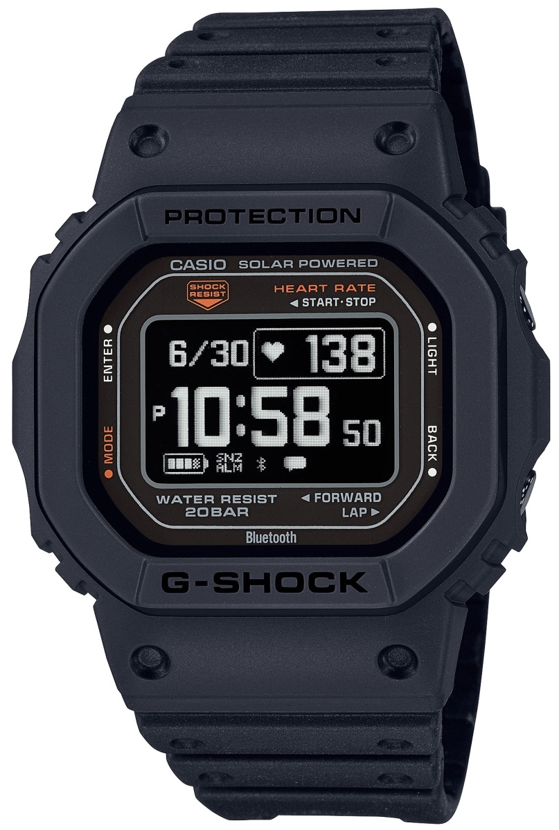 Casio Herreklokke DW-H5600-1ER G-shock G-squad Resinplast Ø44.5 mm