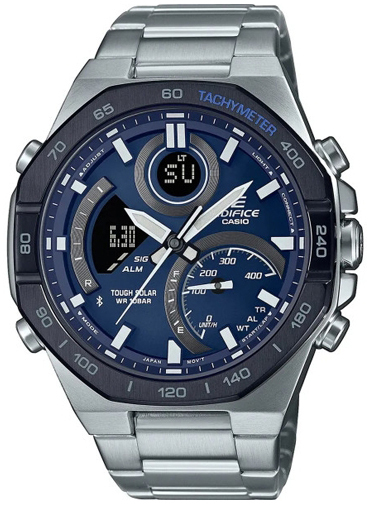 Casio Herreklokke ECB-950DB-2AEF Classic LCD/Stål Ø48 mm