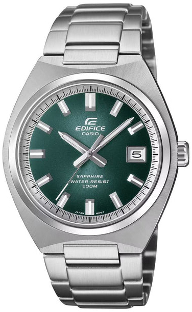 Casio Herreklokke EFB-109D-3AVEF Edifice  Grønn/Stål Ø39 mm
