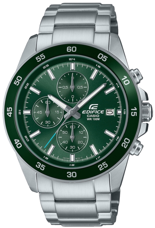 Casio Herreklokke EFR-526D-3AVUEF Edifice Grønn/Stål Ø43.8 mm