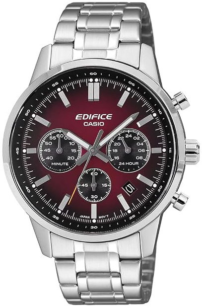 Casio Herreklokke EFR-575D-4AEF Edifice Brun/Stål Ø41 mm