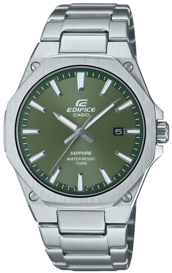 Casio Herreklokke EFR-S108D-3AVUEF Edifice Grønn/Stål Ø39.9 mm