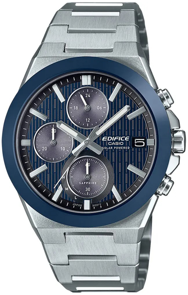 Casio Herreklokke EFS-S650D-2AEF Edifice Blå/Stål Ø41 mm