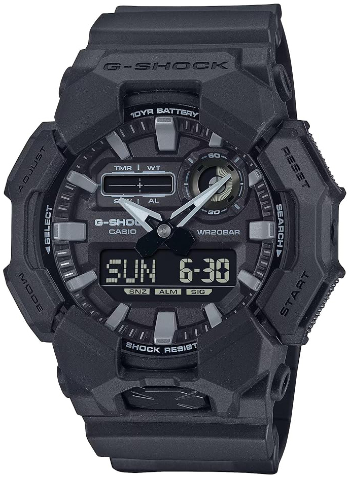 Casio Herreklokke GA-010-1A1ER G-Shock Sort/Gummi Ø51.9 mm