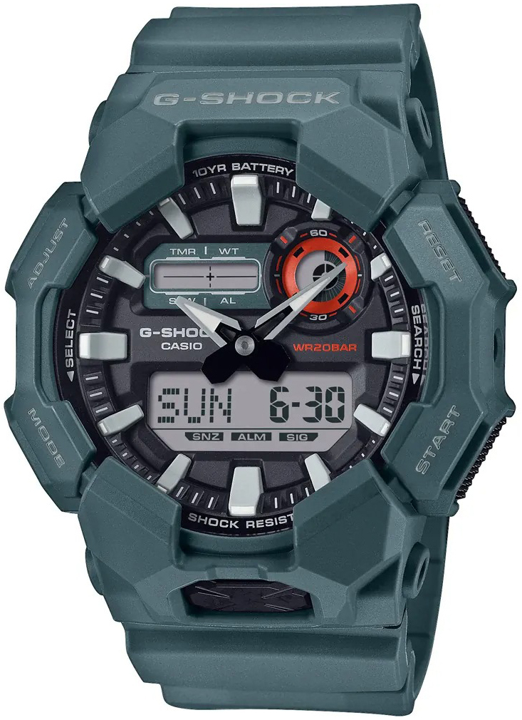 Casio Herreklokke GA-010-2AER G-Shock Sort/Gummi Ø51.9 mm