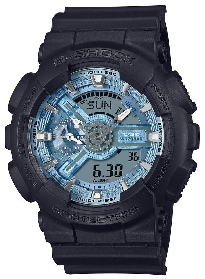 Casio Herreklokke GA-110CD-1A2ER G-shock Blå/Resinplast Ø51.2 mm