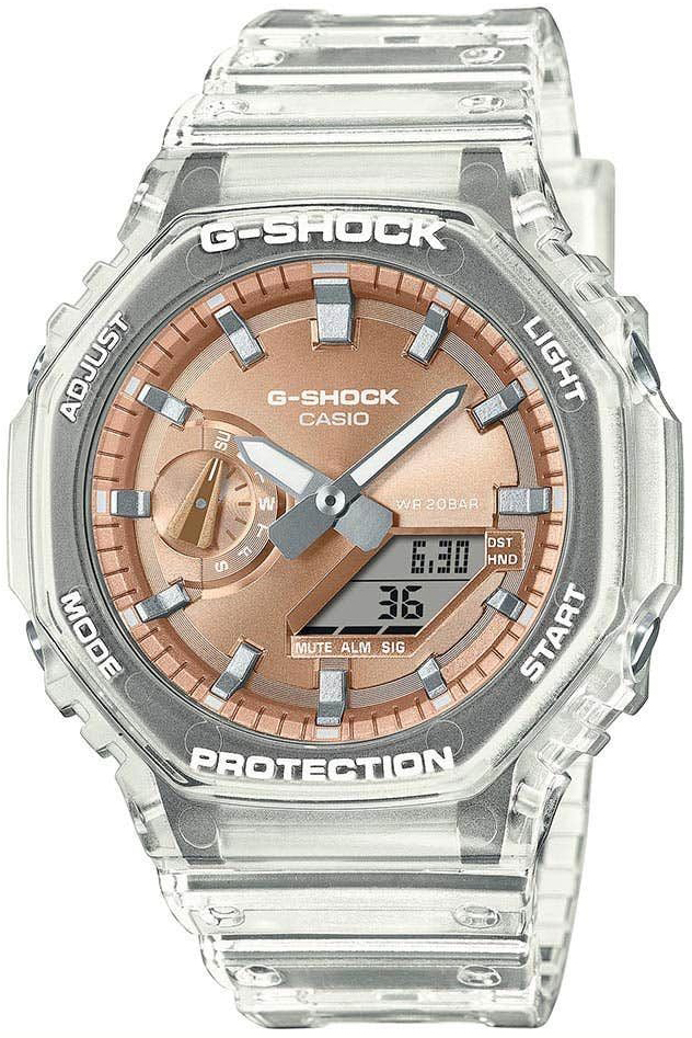 Casio Herreklokke GA-2100BM-7A5ER G-Shock Rosegullfarget/Resinplast
