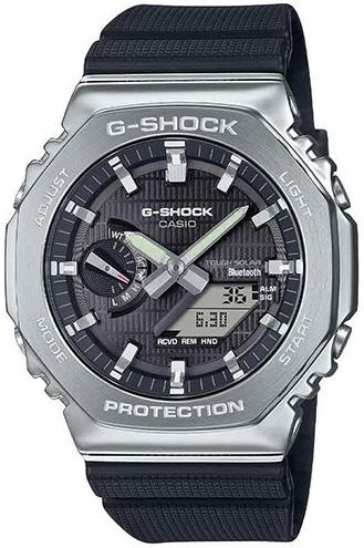 Casio Herreklokke GBM-2100-1AER G-Shock Sort/Gummi Ø44.4 mm