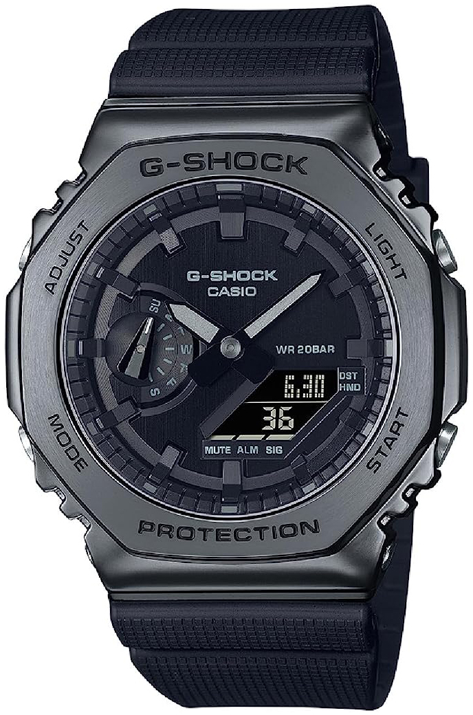 Casio Herreklokke GM-2100BB-1AER Classic LCD/Resinplast Ø44 mm