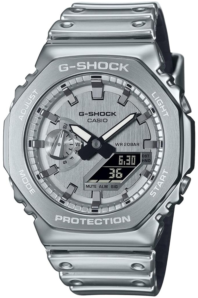 Casio Herreklokke GM-2100YM-8AER G-Shock Sølvfarget/Resinplast Ø44