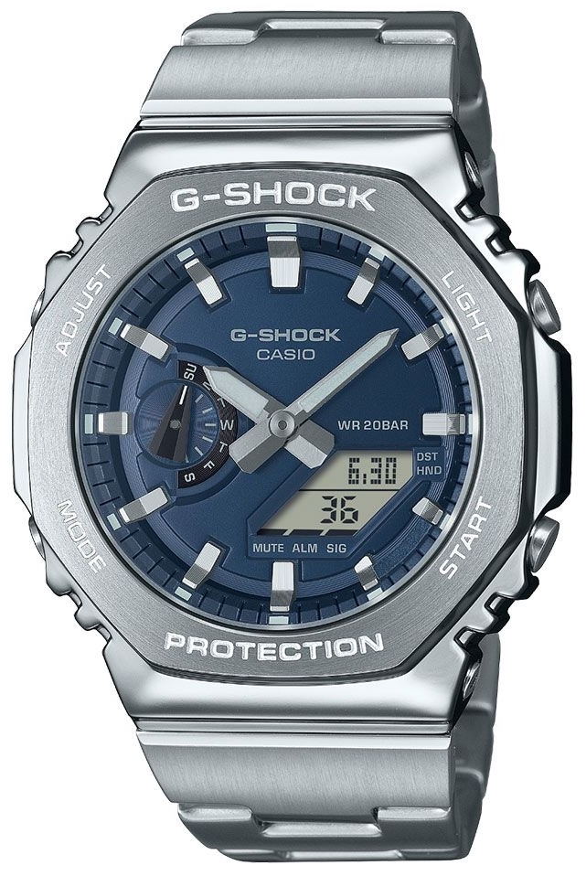 Casio Herreklokke GM-2110D-2BER G-shock Blå/Stål Ø44.4 mm