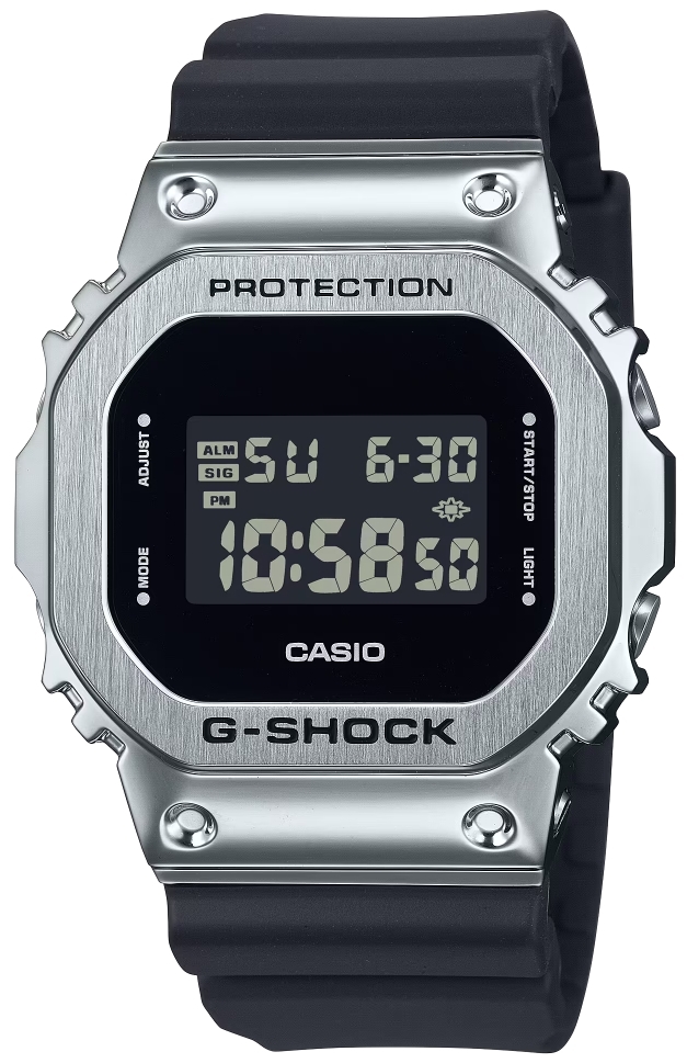 Casio Herreklokke GM-5600U-1ER G-shock Sort/Resinplast Ø43.2 mm
