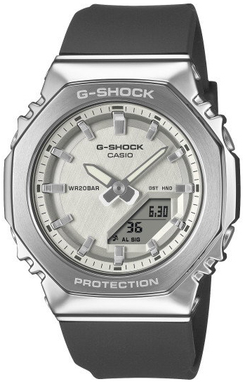 Casio GM-S2110-1A7ER G-Shock Sølvfarget/Gummi Ø41 mm