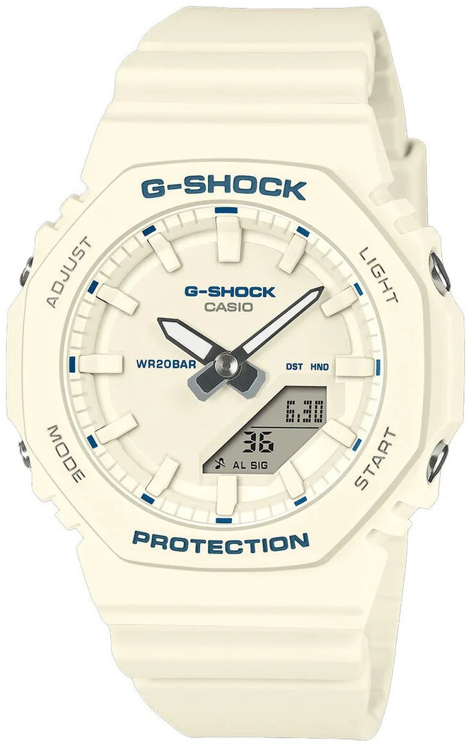 Casio GMA-P2100BA-7AER G-Shock Antikkhvit/Gummi Ø40.2 mm