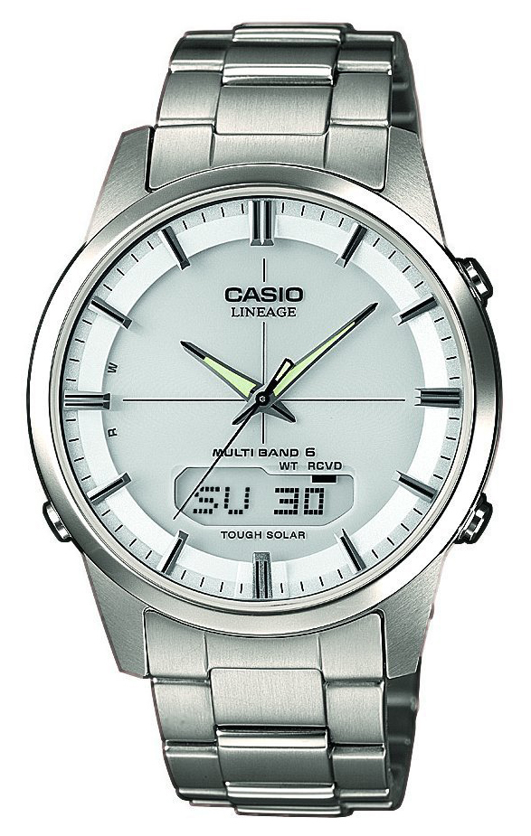 Casio Herreklokke LCW-M170TD-7AER Radio Controlled Hvit/Titan Ø39.5