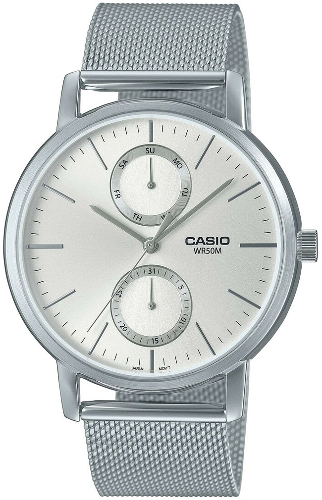Casio Herreklokke MTP-B310M-7AVEF Collection Sølvfarget/Stål Ø41 mm