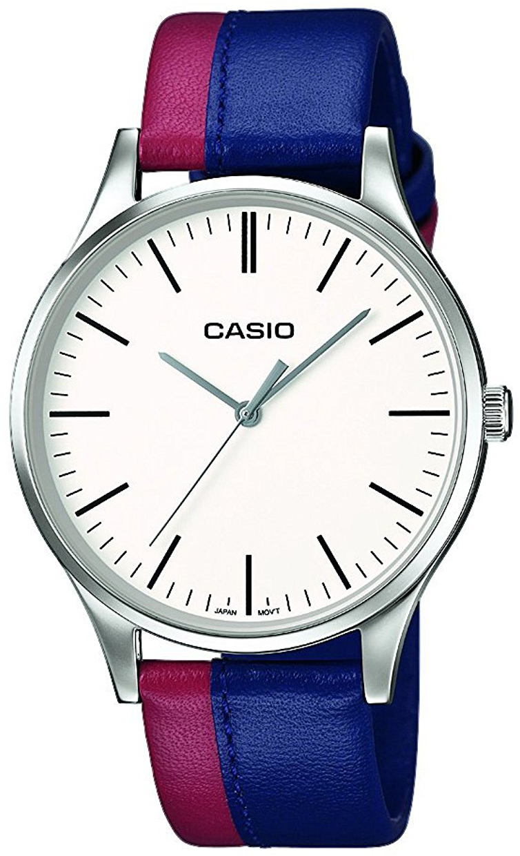 Casio Casio Collection Herreklokke MTP-E133L-2EEF Hvit/Lær Ø46 mm
