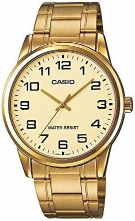 Casio Herreklokke MTP-V001G-9BUDF Classic Gullfarget/Gulltonet stål
