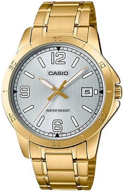 Casio Herreklokke MTP-V004G-7B2UDF Classic Sølvfarget/Gulltonet