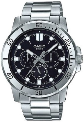Casio Herreklokke MTP-VD300D-1EUDF Classic Sort/Stål Ø45 mm