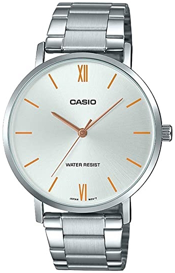 Casio Herreklokke MTP-VT01D-7BUDF Classic Sølvfarget/Stål Ø40 mm
