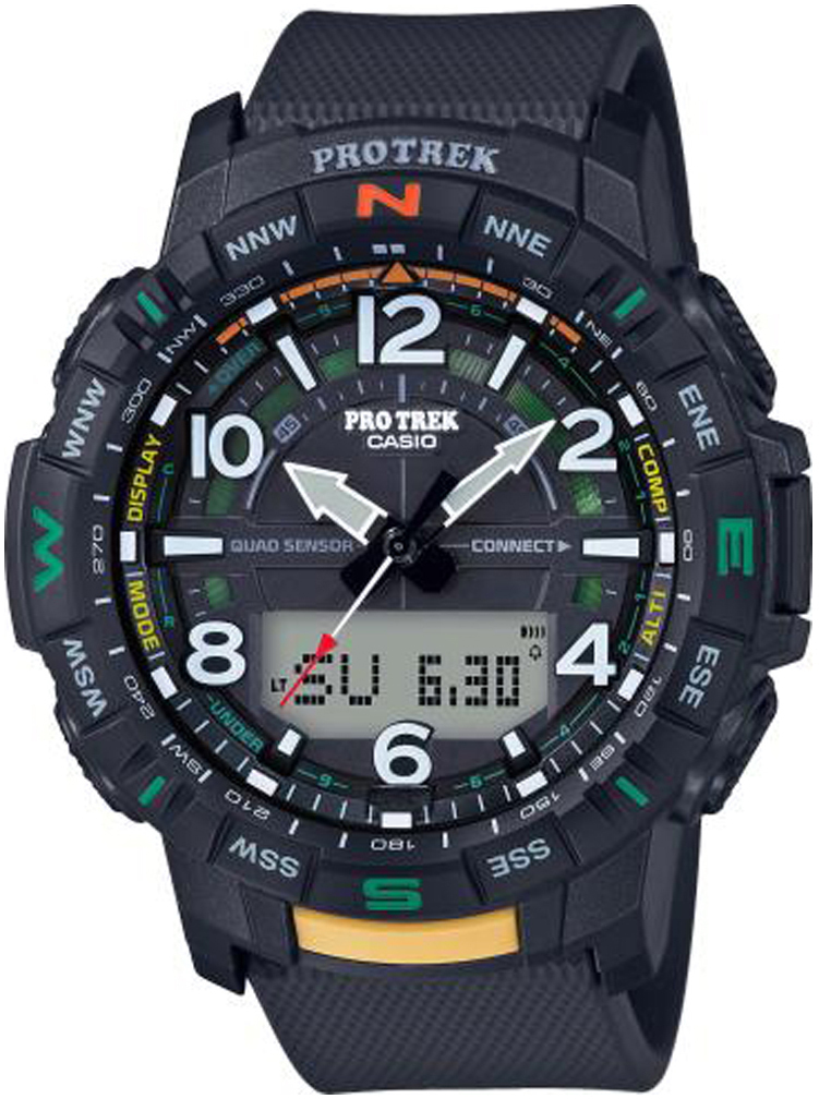 Casio Herreklokke PRT-B50-1ER Sort/Resinplast Ø50.9 mm