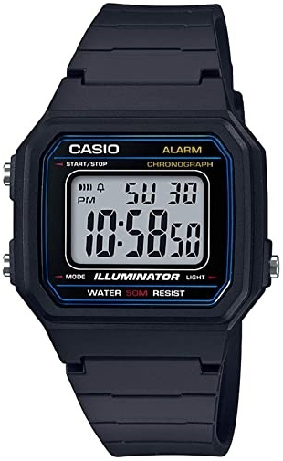 Casio W-217H-1AVDF Classic LCD/Resinplast 40x40 mm