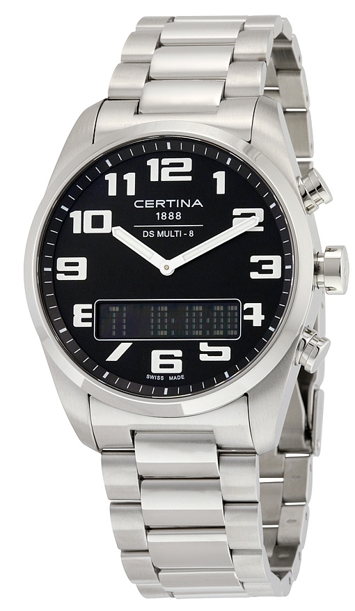 Certina Herreklokke C020.419.11.052.01 DS Multi Sort/Stål Ø42 mm