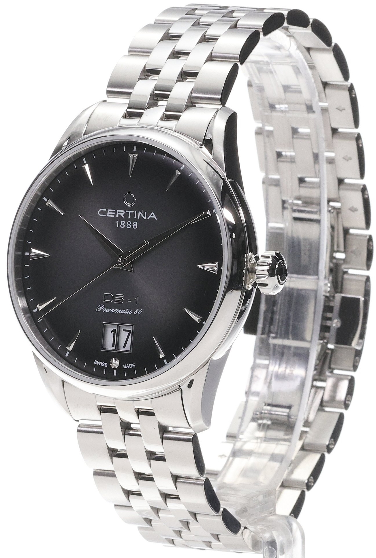 Certina Herreklokke C029.426.11.051.00 DS 1 Sort/Stål Ø41 mm