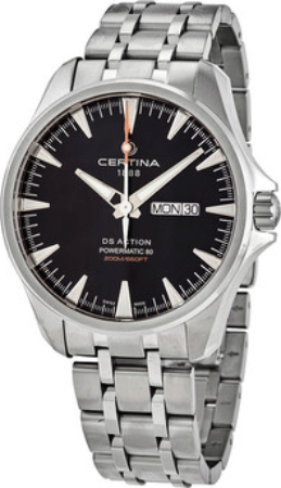 Certina Herreklokke C032.430.11.051.00 Ds Action Sort/Stål Ø41 mm