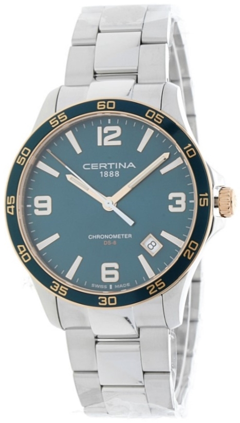 Certina Herreklokke C033.851.21.097.00 DS 8 Grønn/Stål Ø41.5 mm
