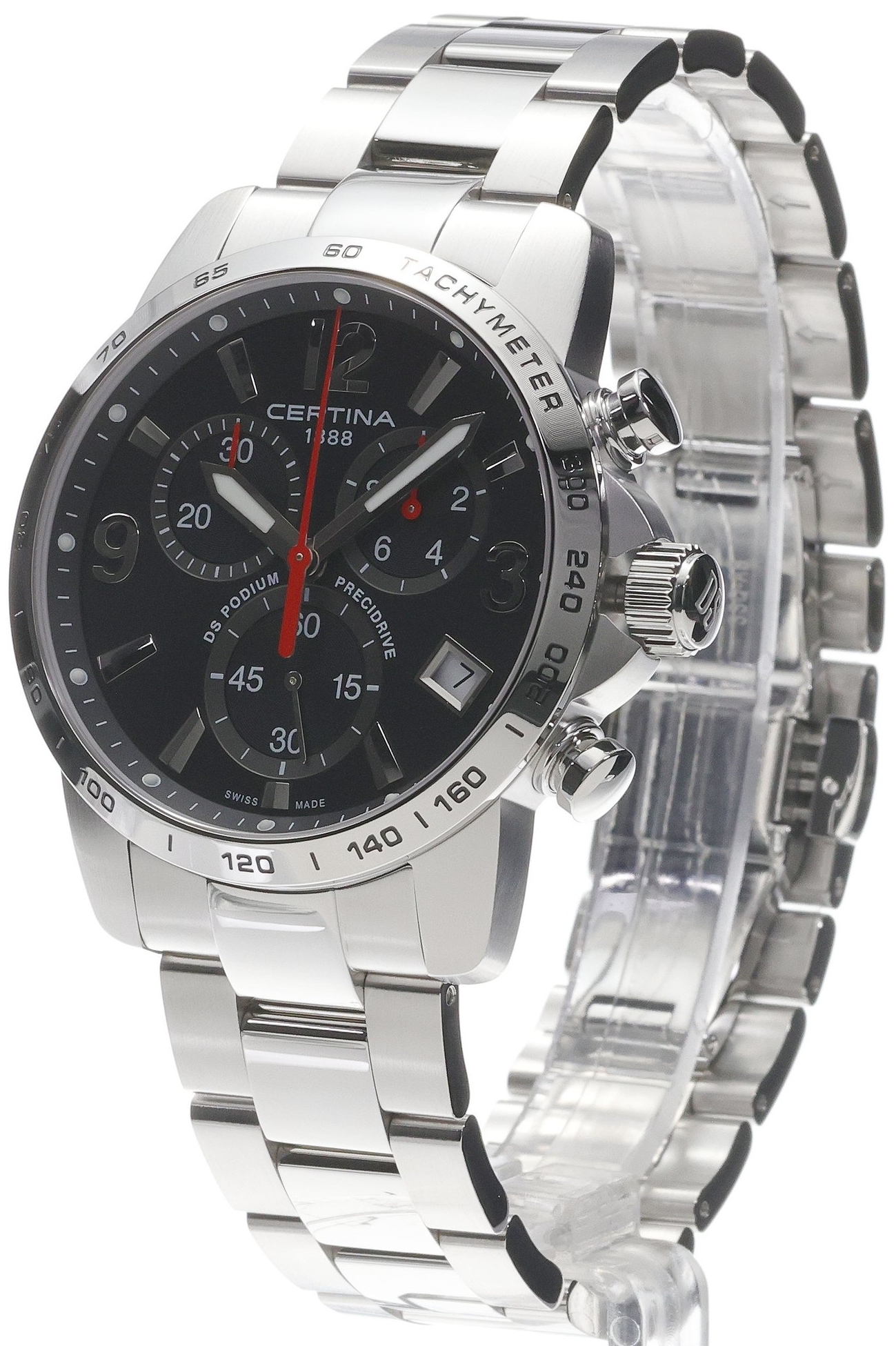 Certina Herreklokke C034.417.11.057.00 DS Podium Sort/Stål Ø41 mm