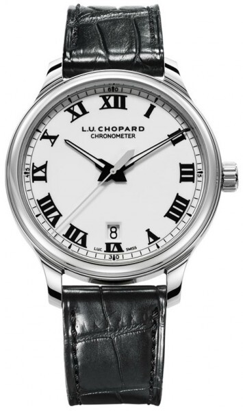 Chopard L.U.C 1937 Classic Herreklokke 168544-3001 Hvit/Lær Ø42 mm