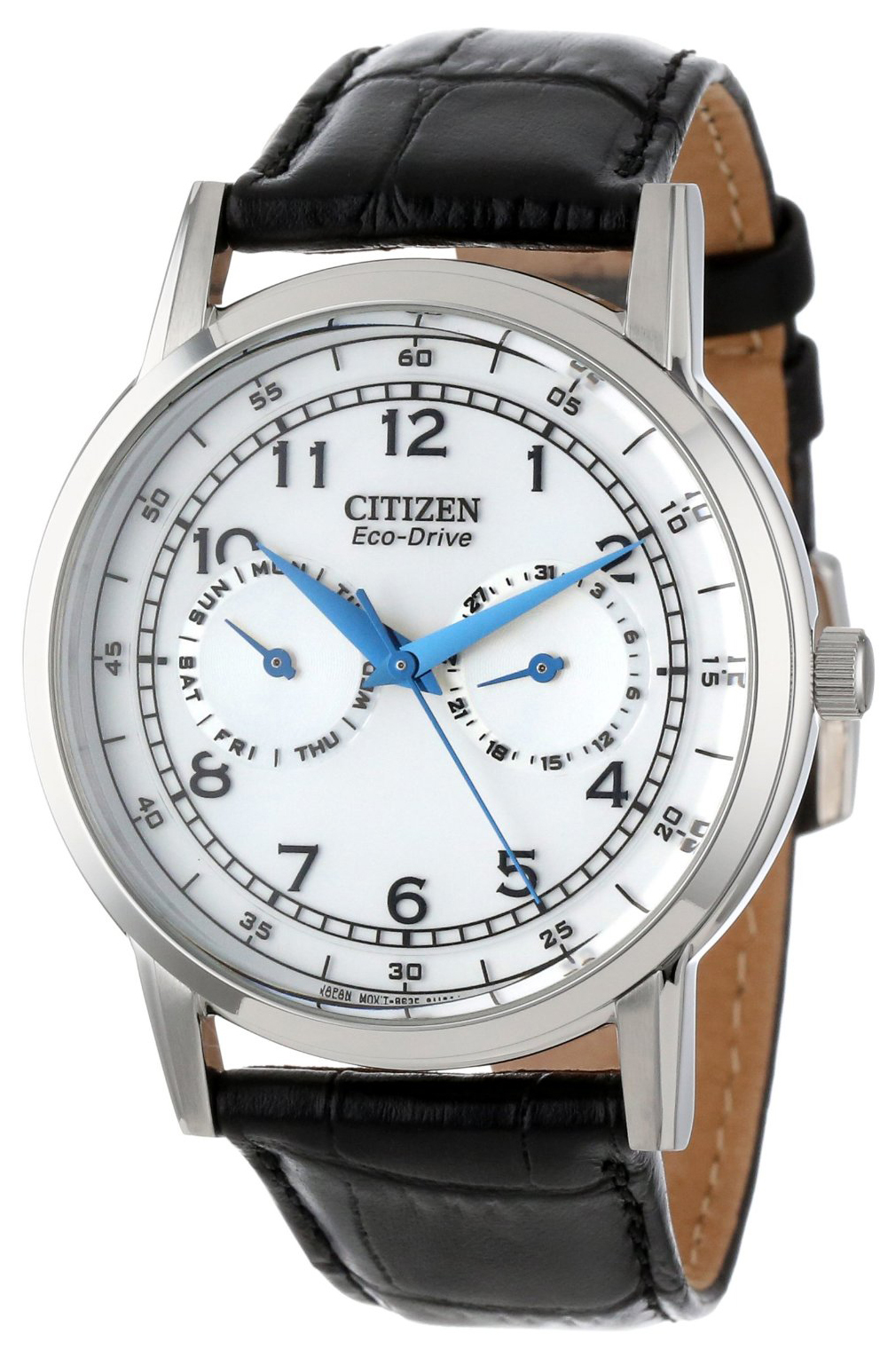 Citizen Herreklokke AO9000-06B Sølvfarget/Lær Ø42 mm