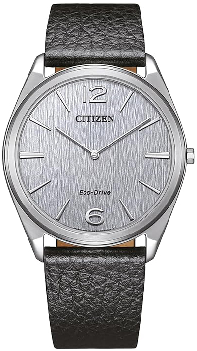 Citizen Herreklokke AR3120-16A Eco-Drive Suratto Grå/Lær Ø38.4 mm
