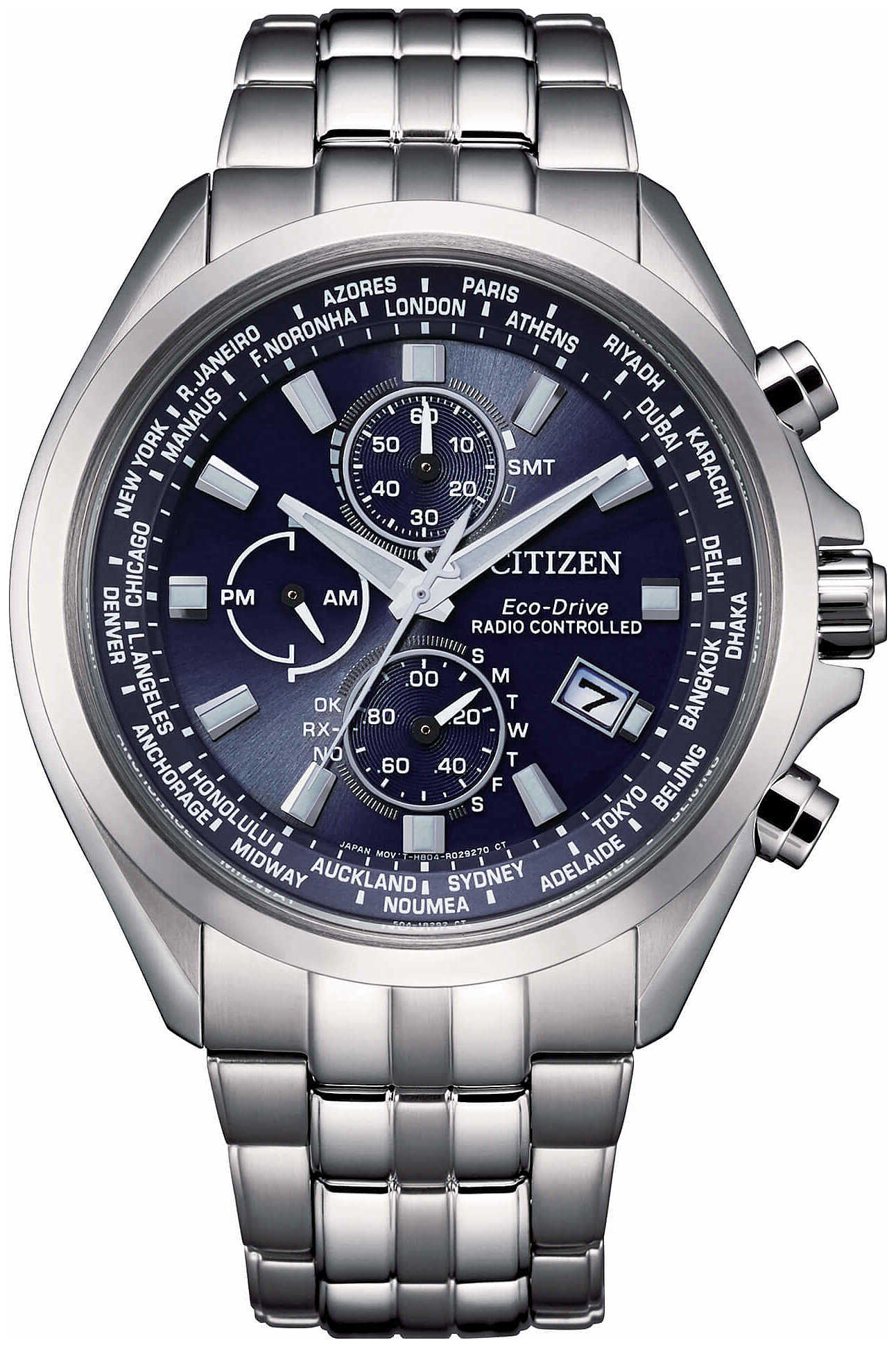 Citizen Herreklokke AT8200-87L Radio Controlled Blå/Stål Ø44 mm