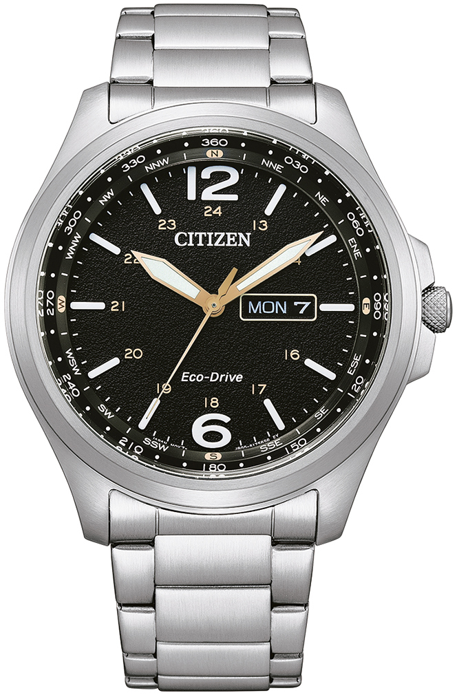 Citizen Herreklokke AW0110-82EE Classic Sort/Stål Ø44 mm