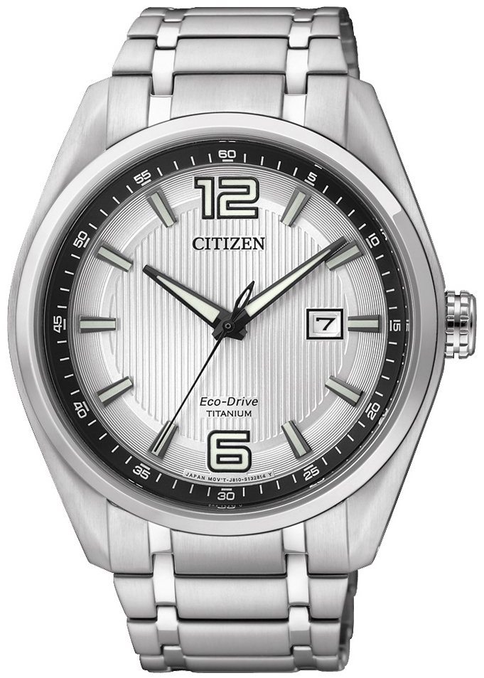 Citizen Titanium Herreklokke AW1240-57B Sølvfarget/Titan Ø42 mm - Citizen