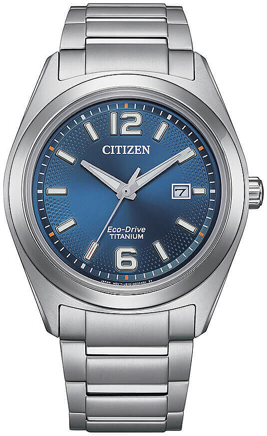 Citizen Herreklokke AW1641-81L Titanium Blå/Titan Ø42 mm