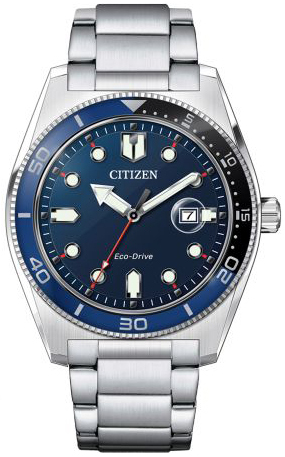 Citizen Herreklokke AW1761-89L Eco Drive Blå/Stål Ø43 mm