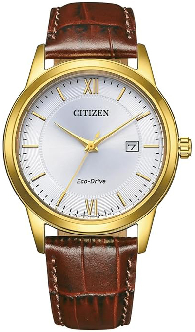 Citizen Herreklokke AW1782-11A Classic Sølvfarget/Lær Ø40 mm