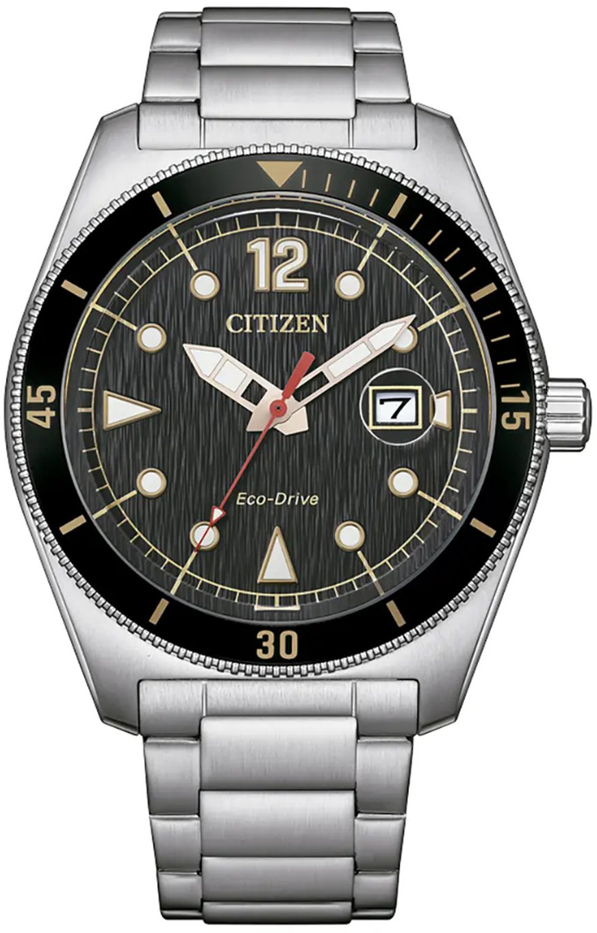 Citizen Herreklokke AW1888-53E Sort/Stål Ø43 mm