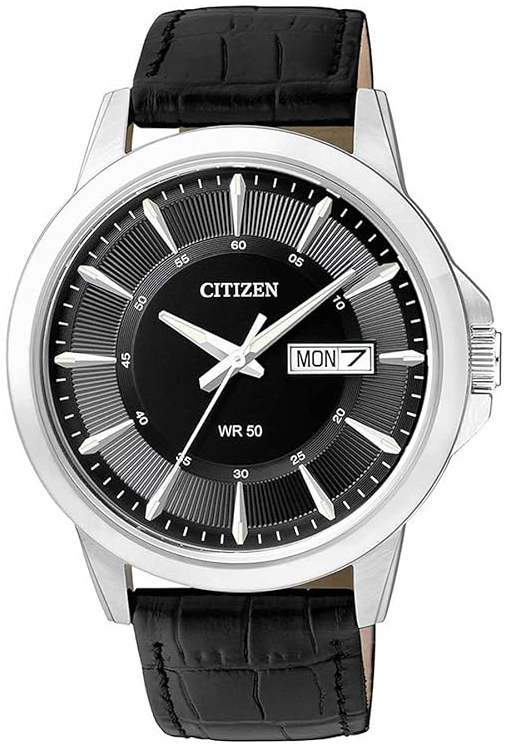 Citizen Herreklokke BF2011-01EC Sort/Lær Ø41 mm