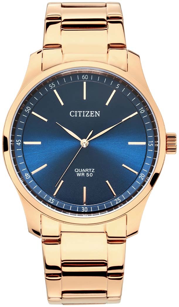 Citizen Herreklokke BH5003-51L Blå/Rose-gulltonet stål Ø41 mm