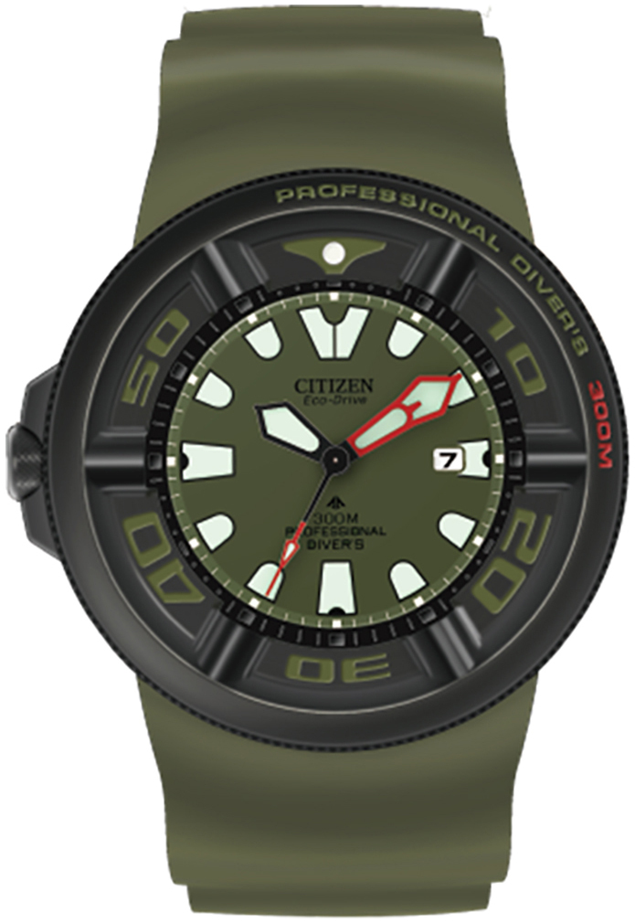 Citizen Herreklokke BJ8057-17X Promaster Grønn/Resinplast Ø48 mm