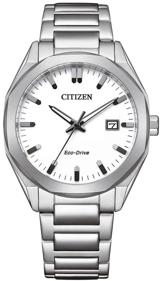 Citizen Herreklokke BM7620-83A Eco Drive Hvit/Stål Ø38 mm