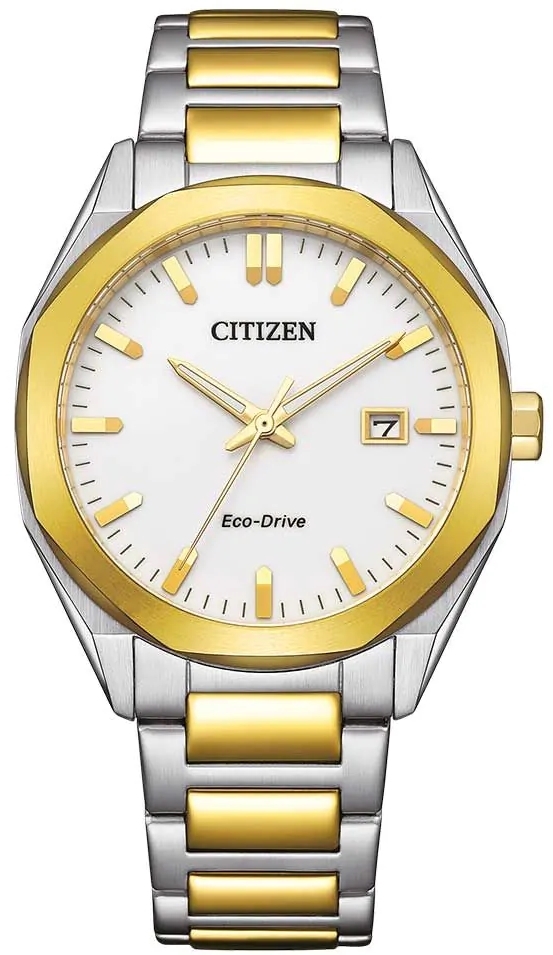 Citizen Herreklokke BM7624-82A Promaster Hvit/Gulltonet stål Ø38 mm
