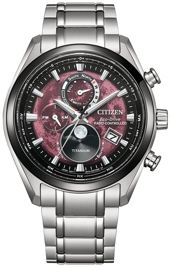 Citizen Herreklokke BY1018-80X Tsuki-yomi Tsuki-yomi Rød/Titan Ø42