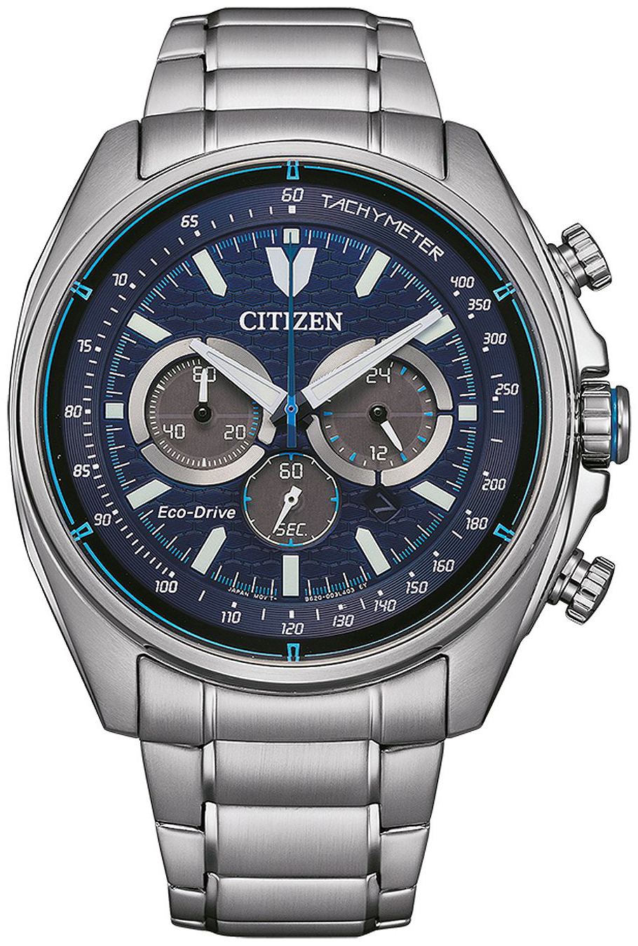 Citizen Herreklokke CA4560-81L Eco Drive Blå/Stål Ø45 mm