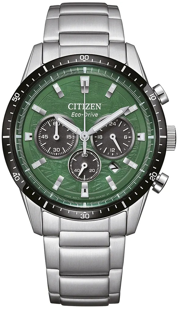 Citizen CA4624-56X Chrono Grønn/Stål Ø39 mm